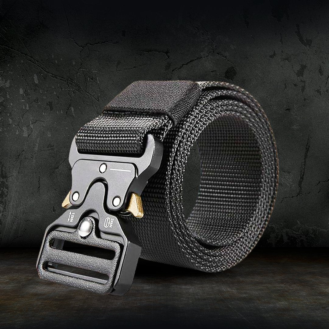 Black Tactical Belt Heavy Duty - Armament USA