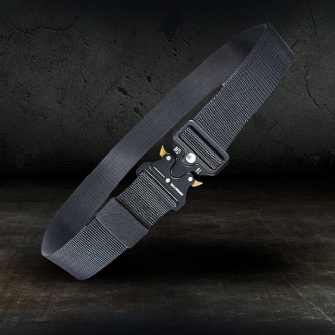 Black Tactical Belt Heavy Duty - Armament USA